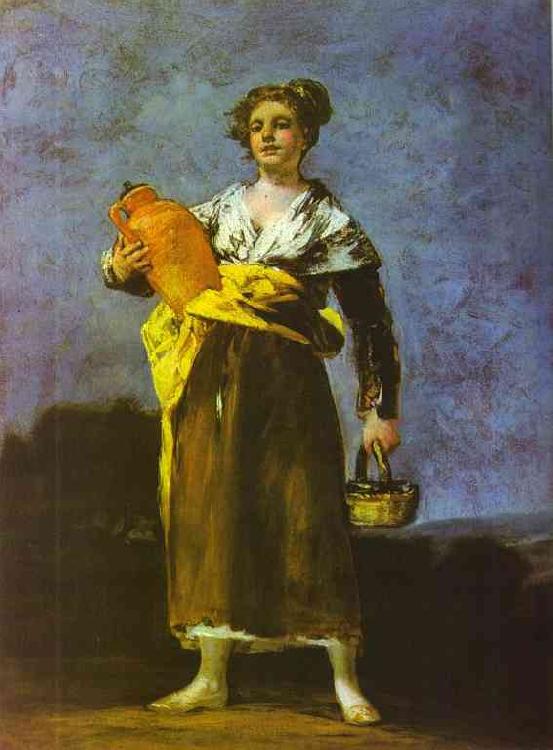 Francisco Jose de Goya Girl with a Jug Sweden oil painting art